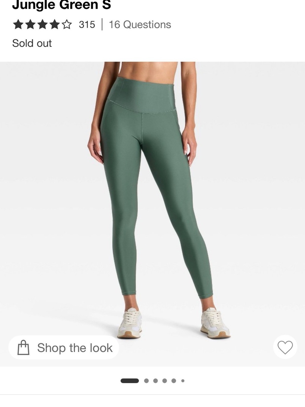 NWT all in motion Effortless Support High-Rise Pocketed High Rise Leggings - XS